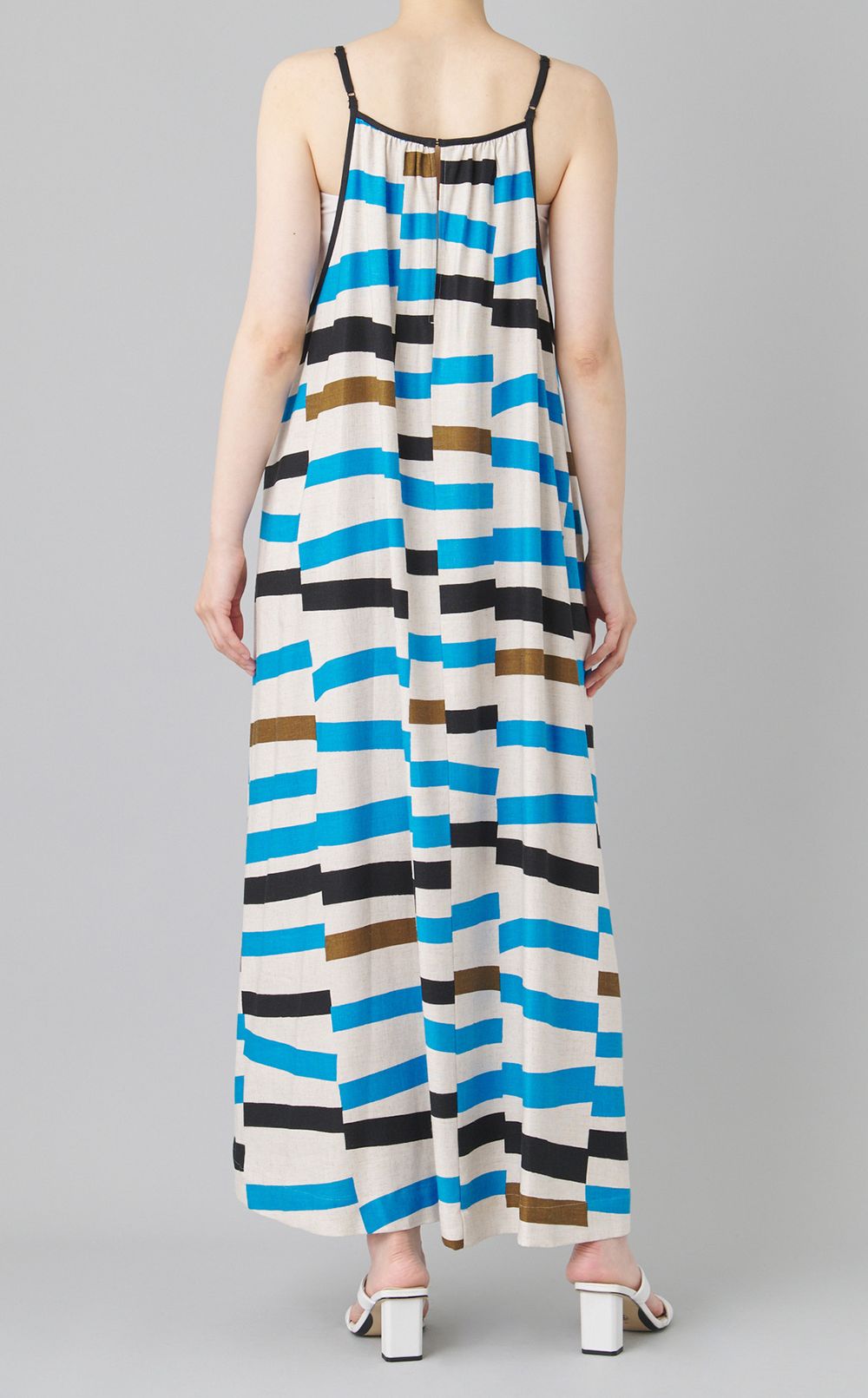 マルチボーダーキャミソールワンピース