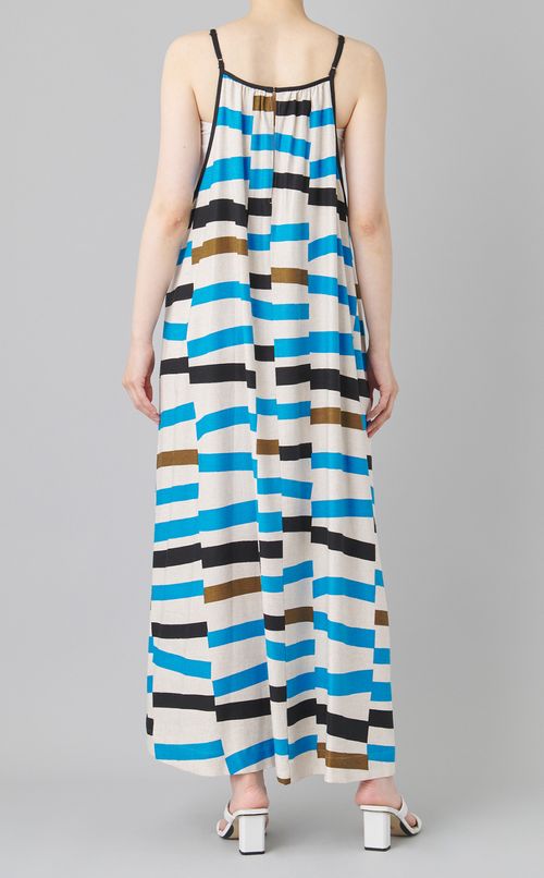 マルチボーダーキャミソールワンピース