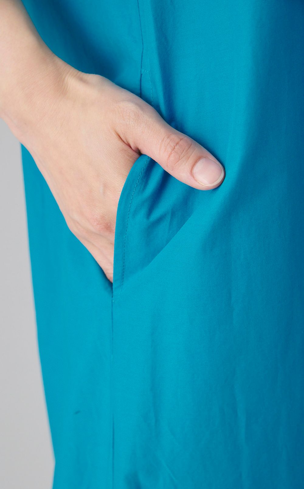 コットンレースノースリーブワンピース