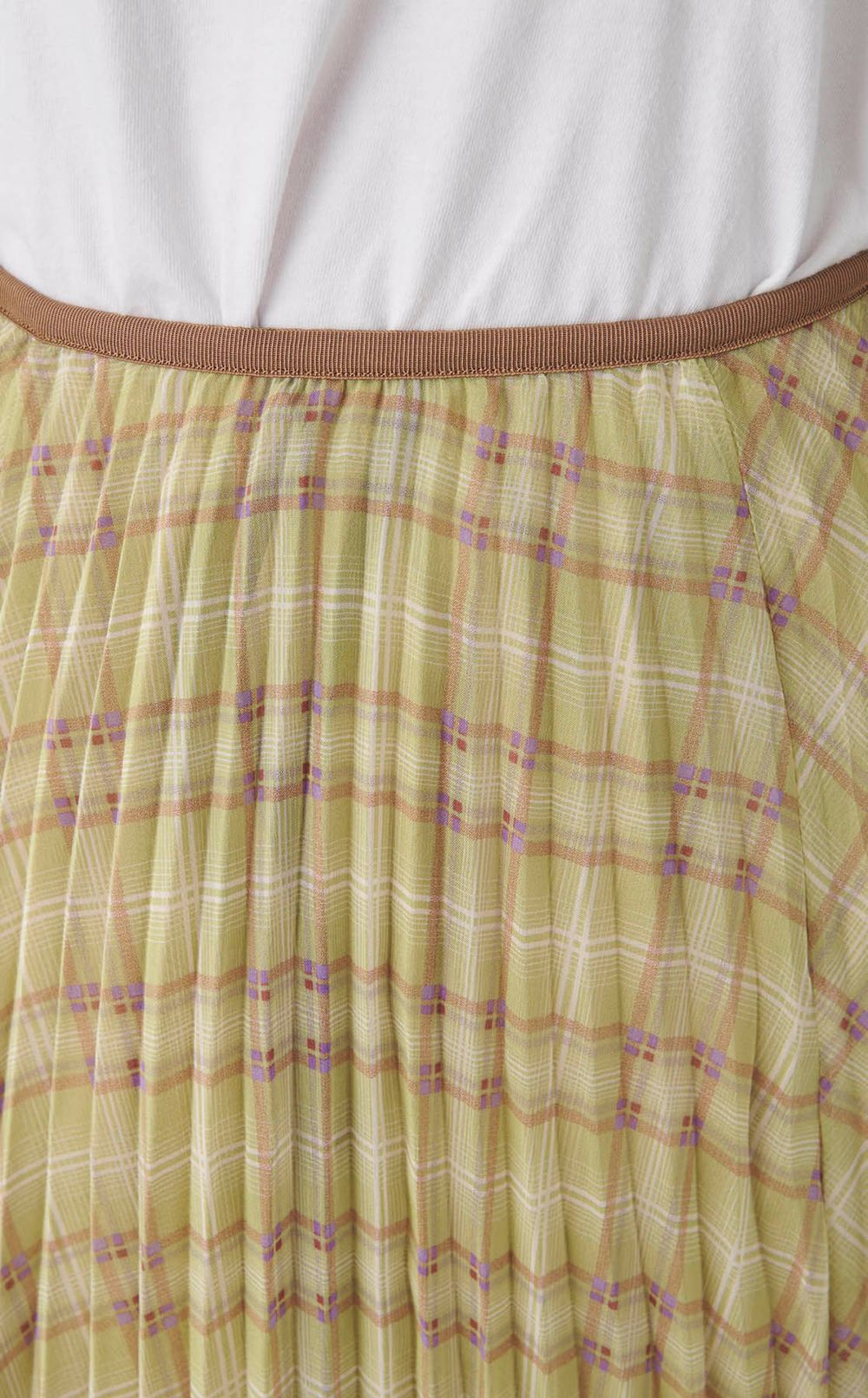 サーキュラープリーツスカート