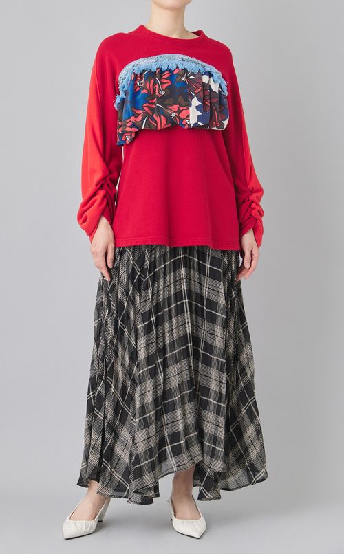 サーキュラープリーツスカート