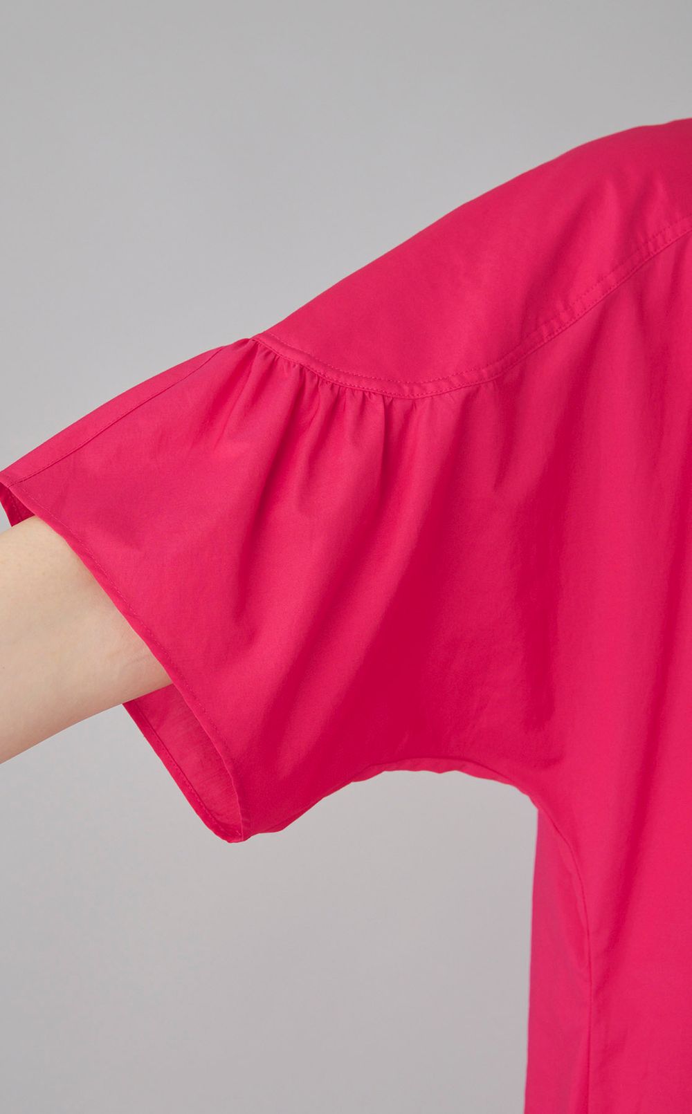 【別注】カーブスリーブフレアワンピース