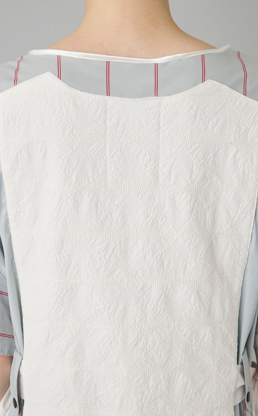 【reADdress】レイヤードベストドッキングロングドレス（キャミドレ付）