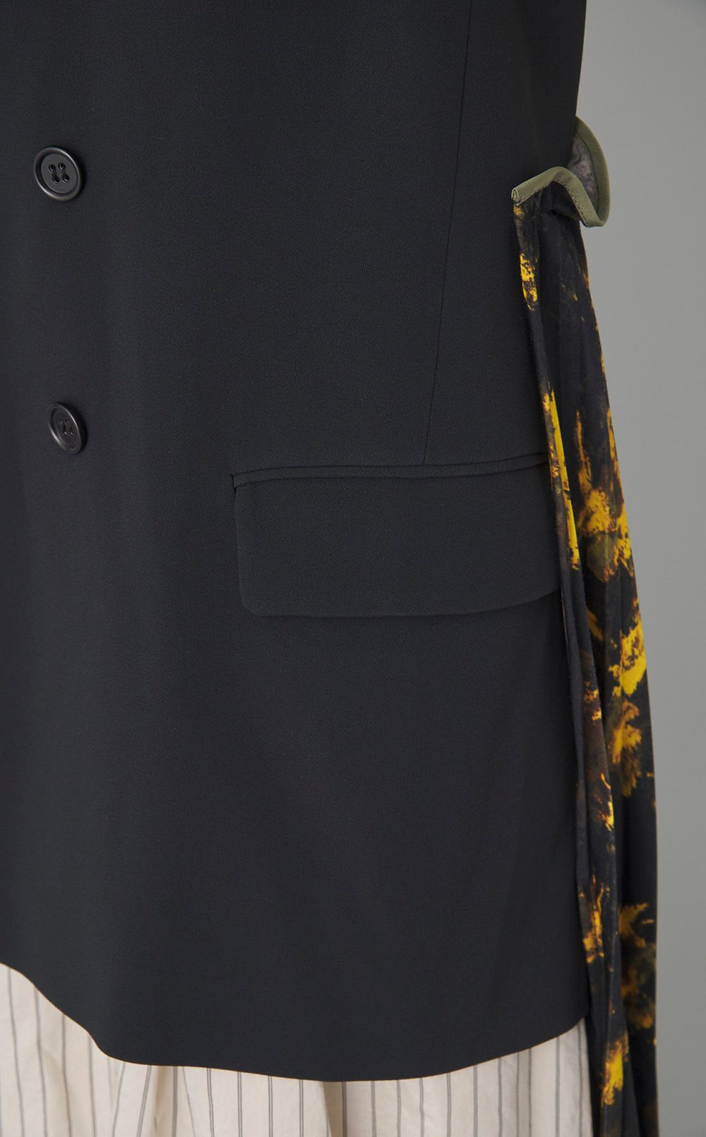 【reADdress】プリーツフリルロングジレ