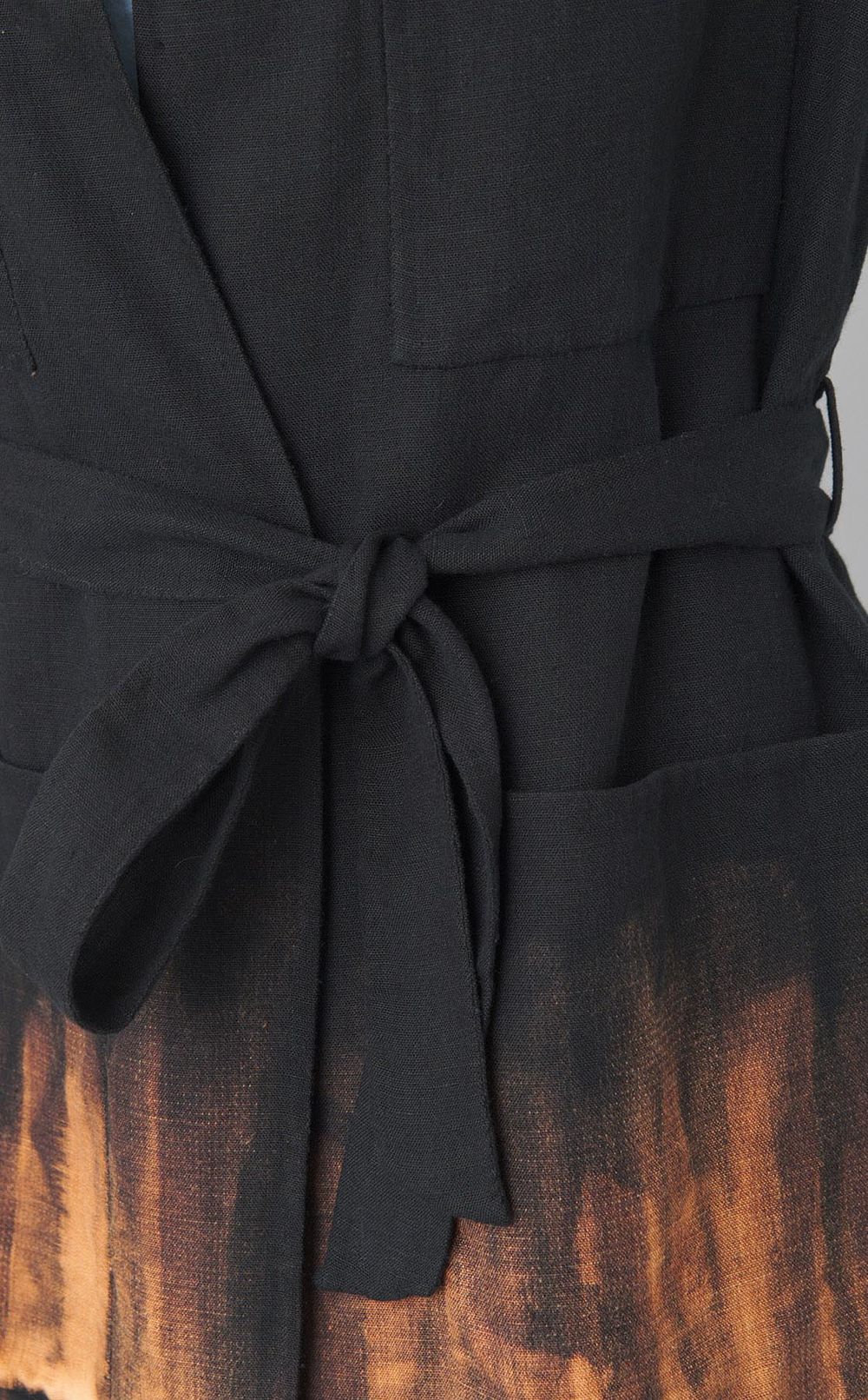 【reADdress】ベルト付きノーカラージレ