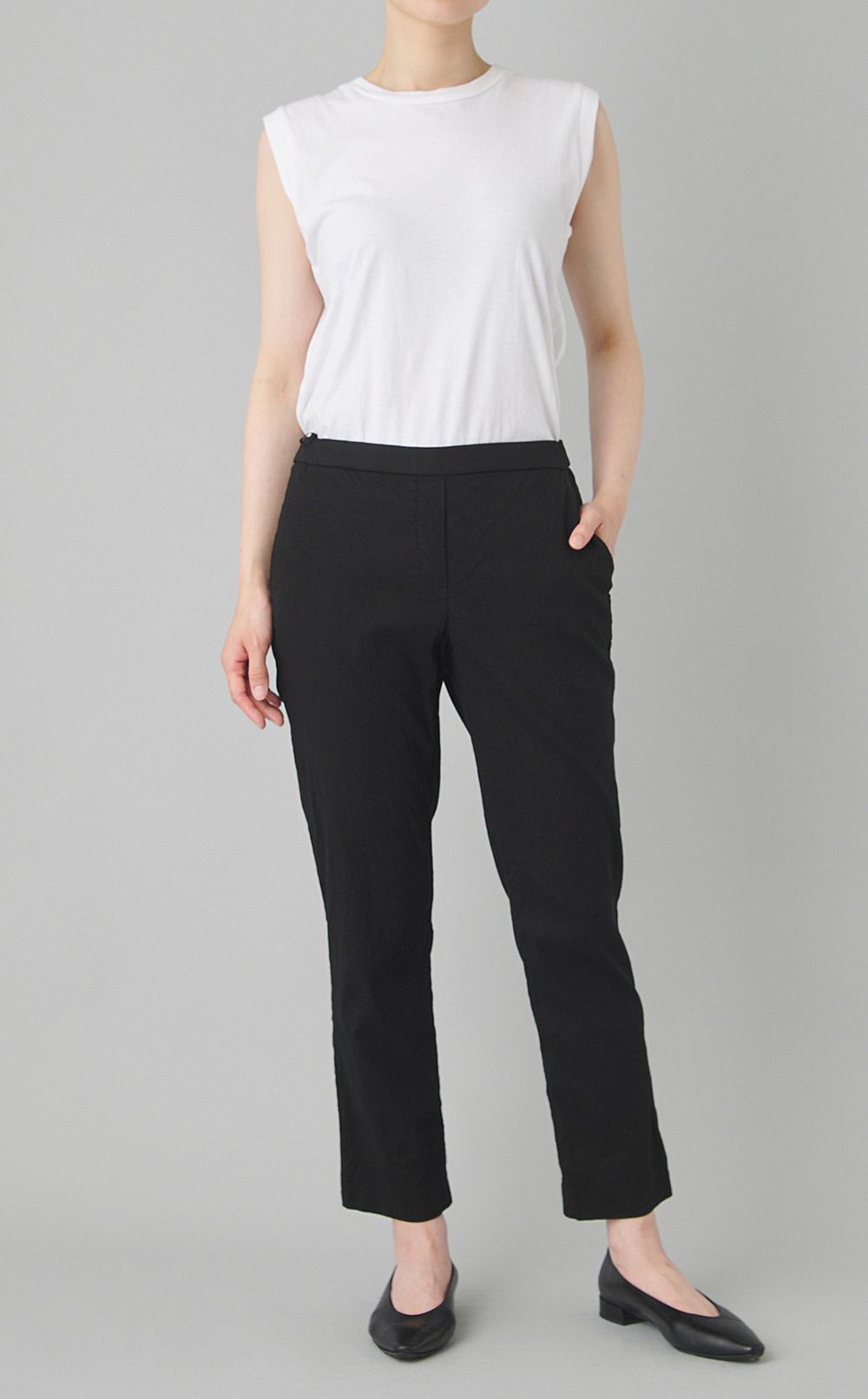 【reADdress】ストレートプルオンパンツ