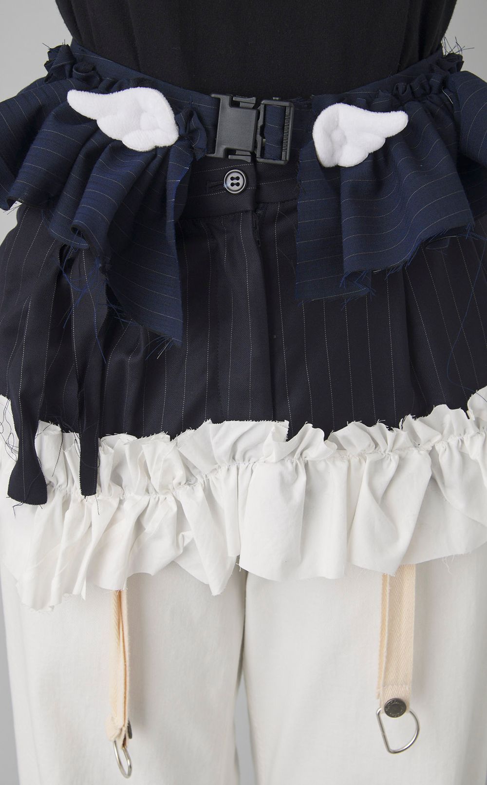 【reADdress】ベルト付きストライプスカート