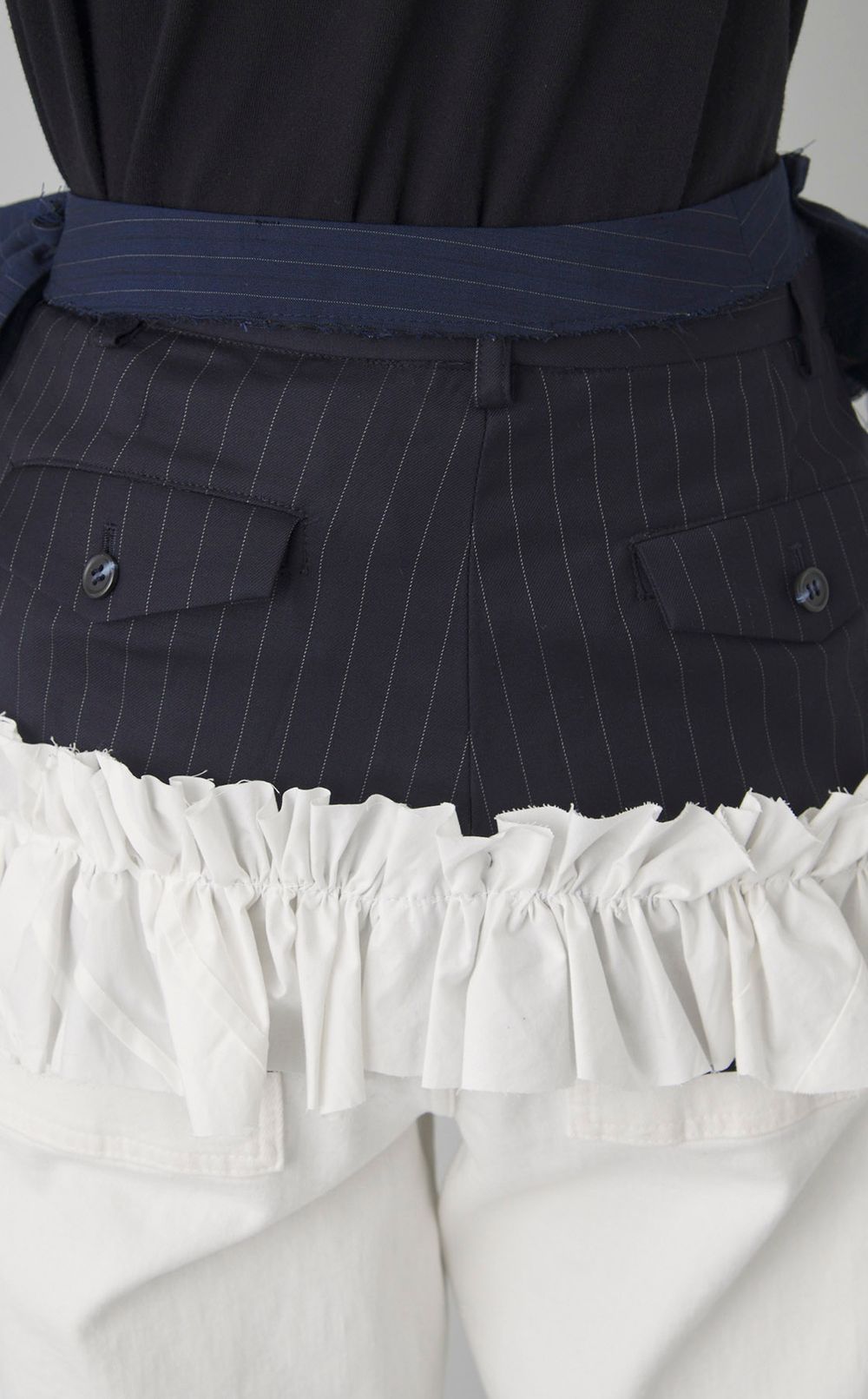 【reADdress】ベルト付きストライプスカート