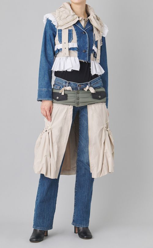 【reADdress】デニムフリルジャケット