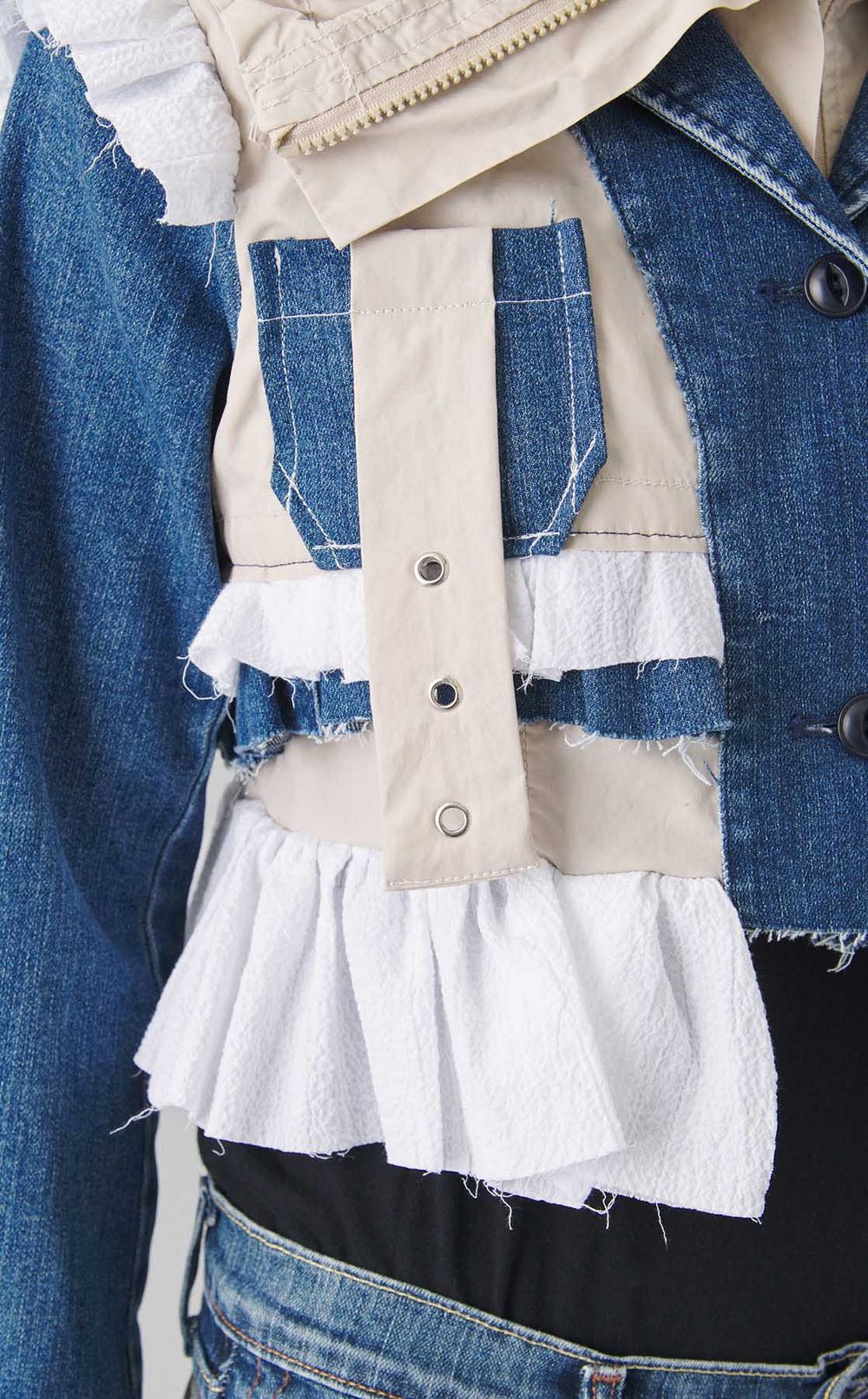【reADdress】デニムフリルジャケット