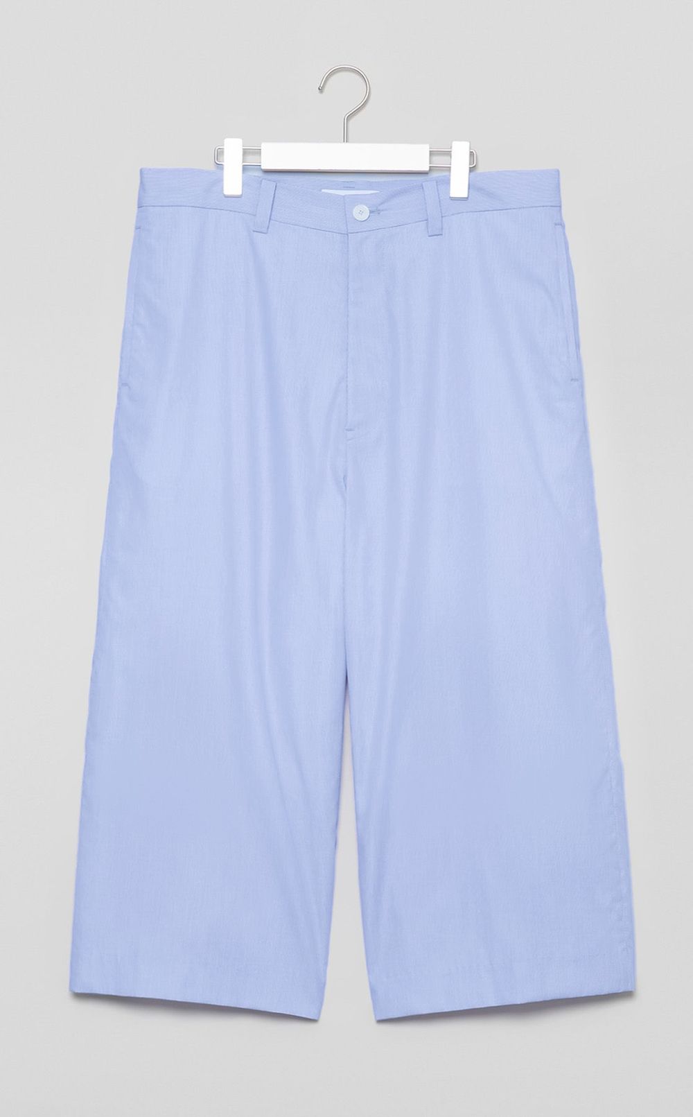 ピンストライプクロップドパンツ