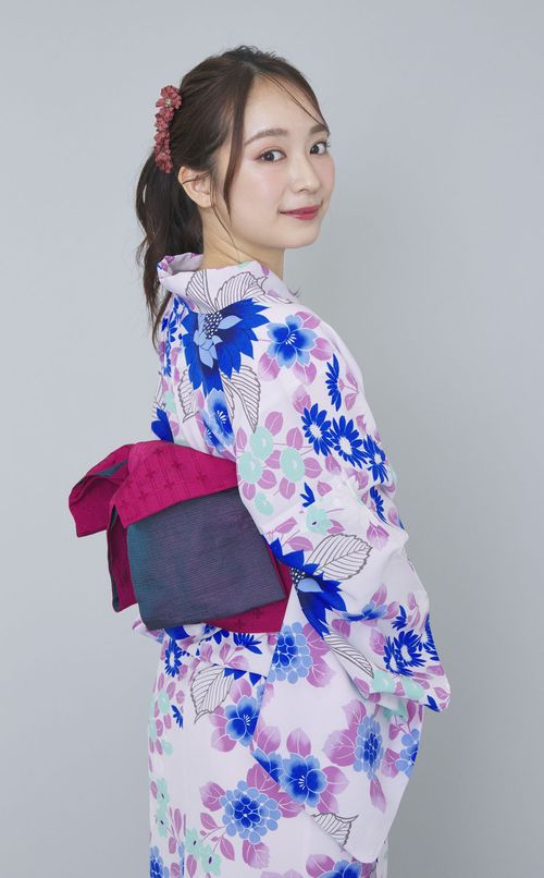 浴衣百花柄