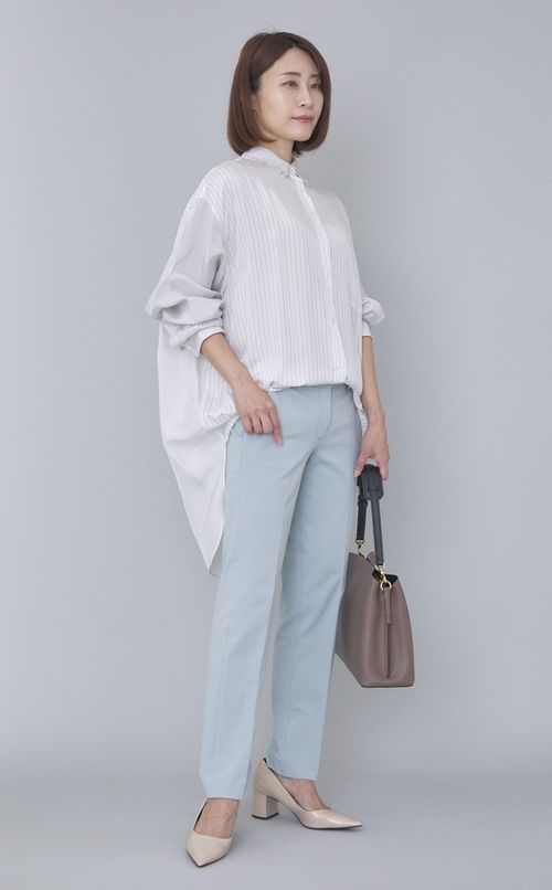 スリムフィットシングルパンツ