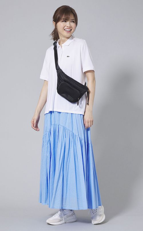 ドルマンスリーブポロシャツ