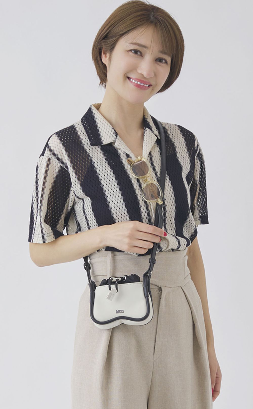 ランダムストライプシャツ