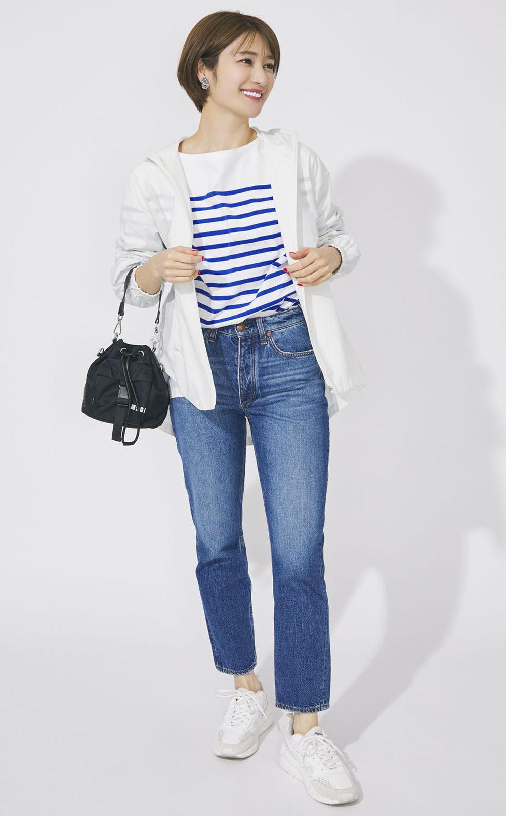 ドライコットンオーバーバスクシャツ