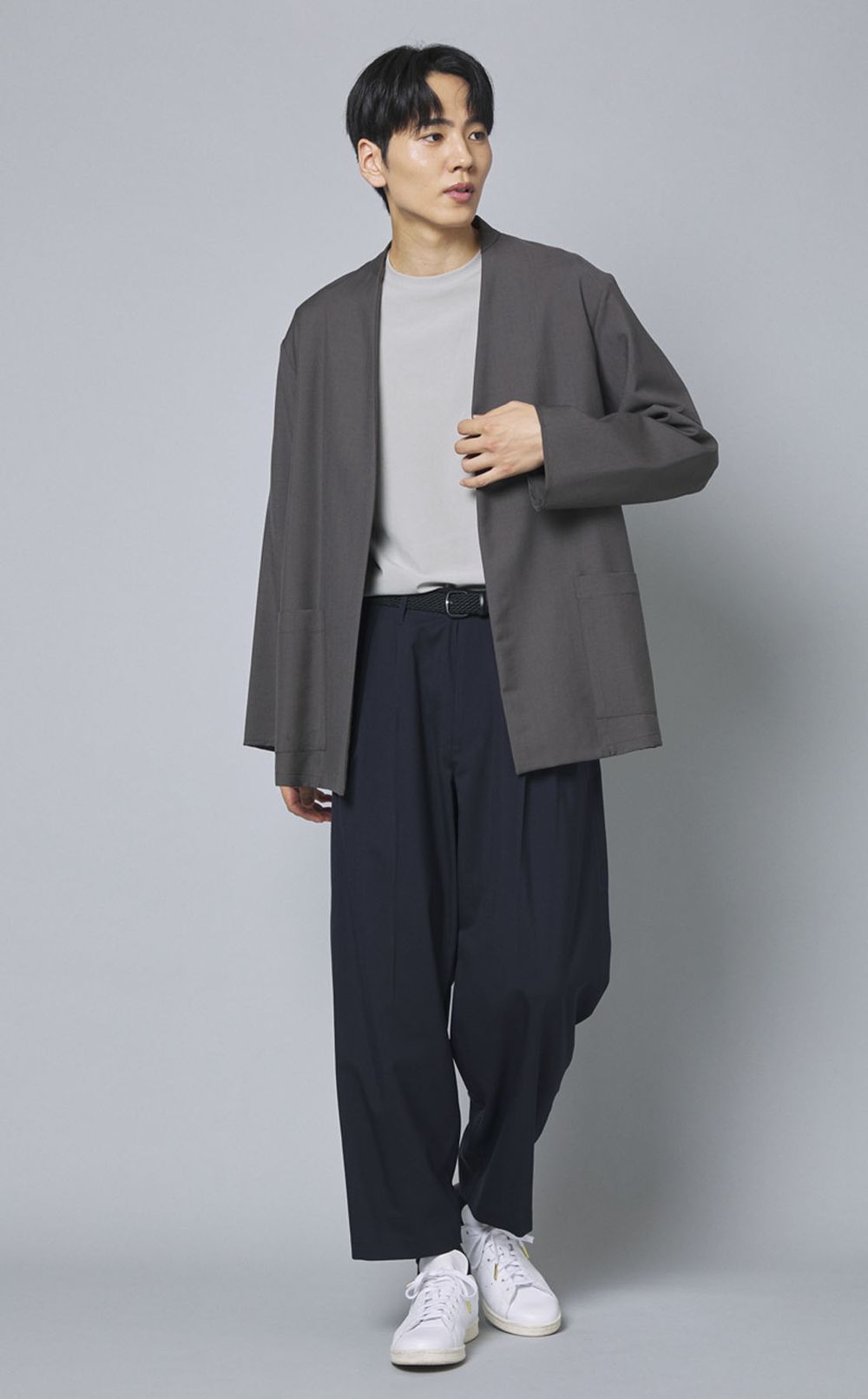 《手洗い可》ストレッチハーフスリーブTシャツ