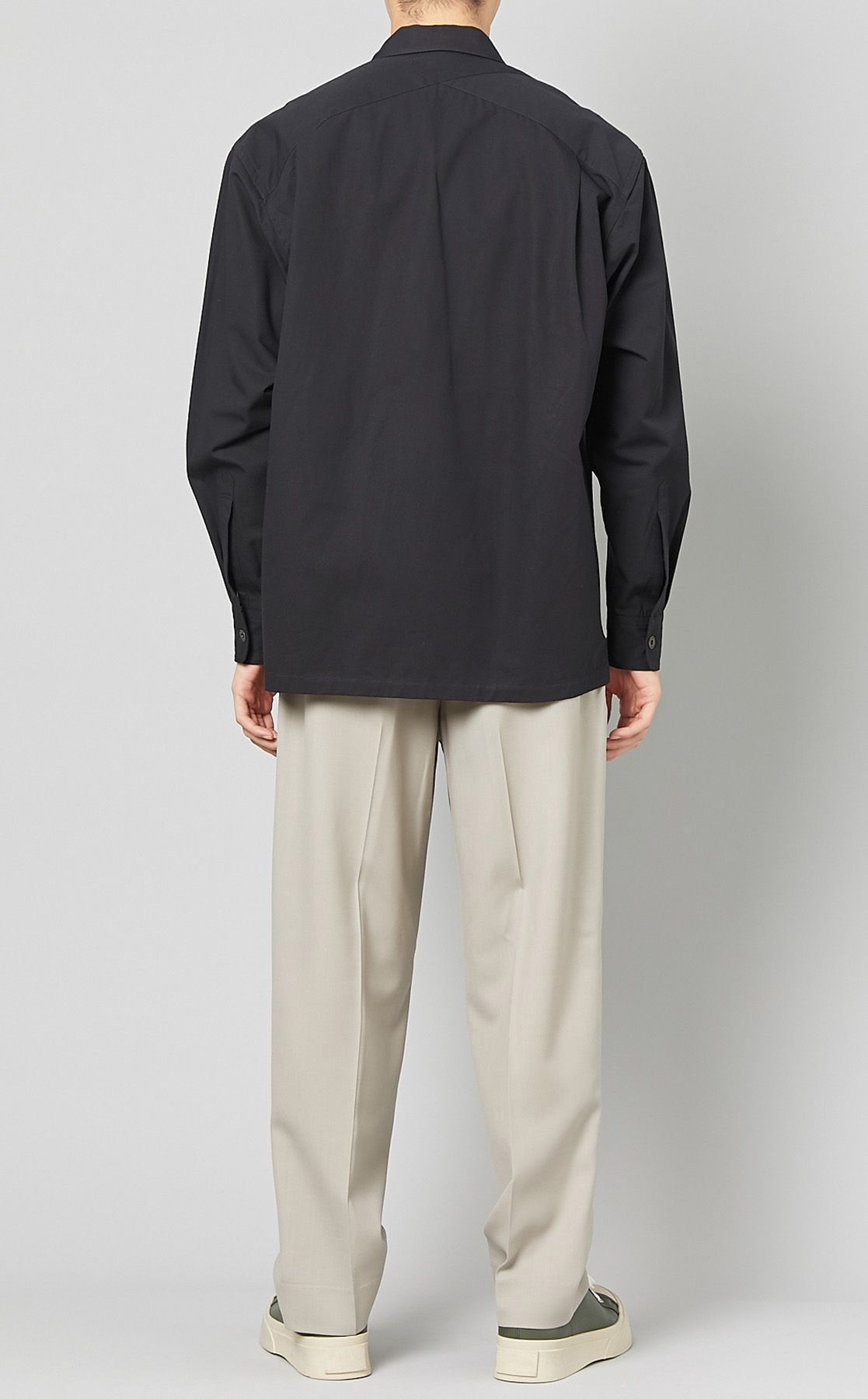 ULTERIOR｜コットンシルクワークシャツ