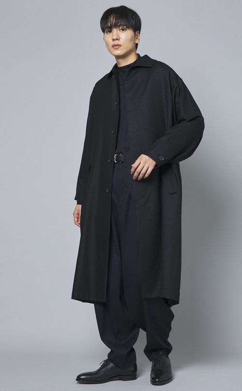 ステンカラービッグコート