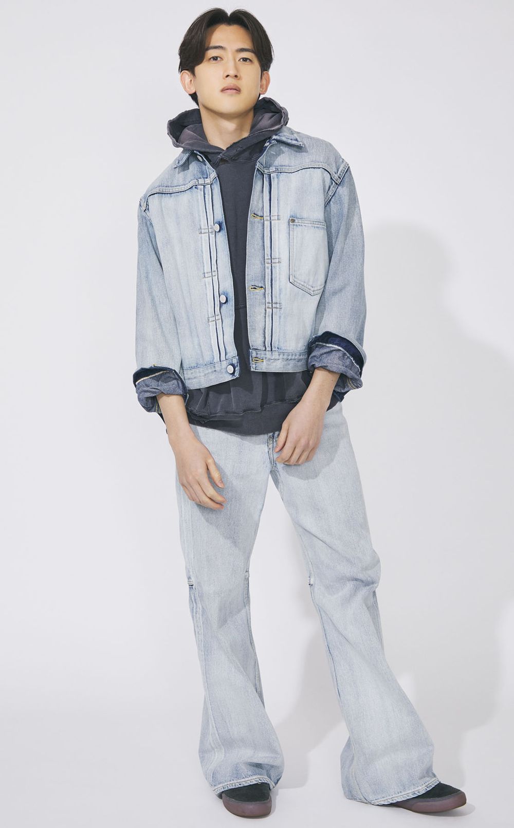 バックロゴフーディベスト