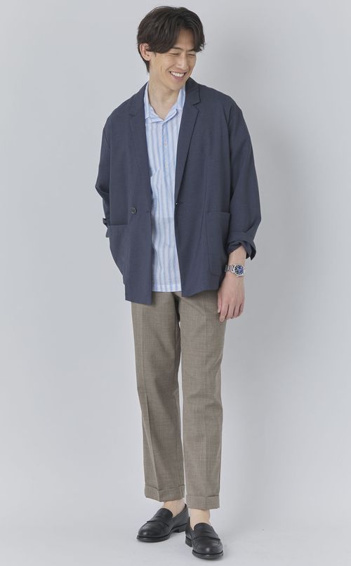 ストライププルオーバー