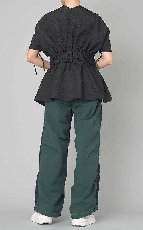 シャーリングリボンブラウス