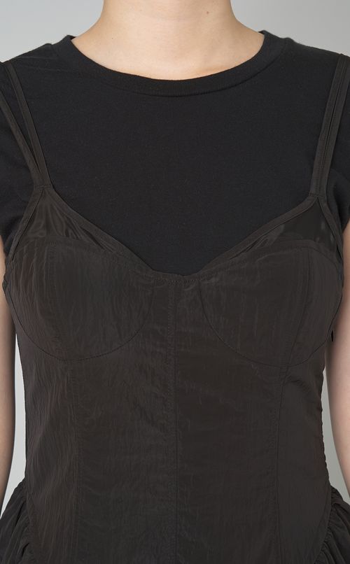 コルセットキャミソールワンピース