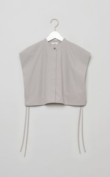 ドローストリングショートシャツ