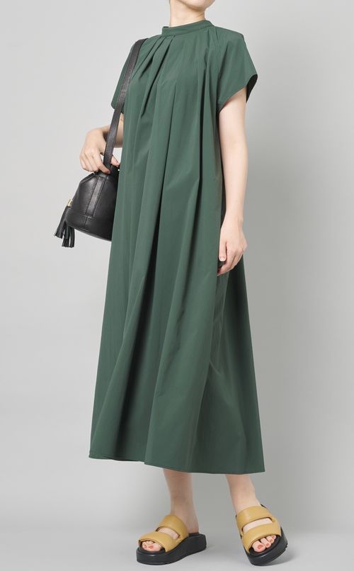 VICKIレザーバケットショルダーバッグ