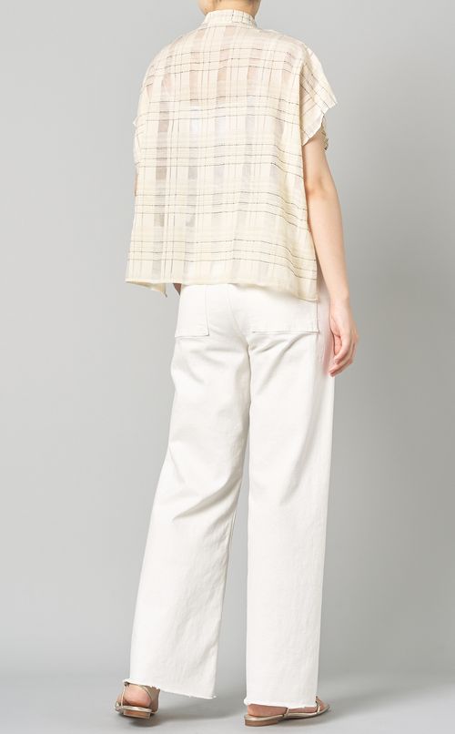 チェックワイドボックスシャツ