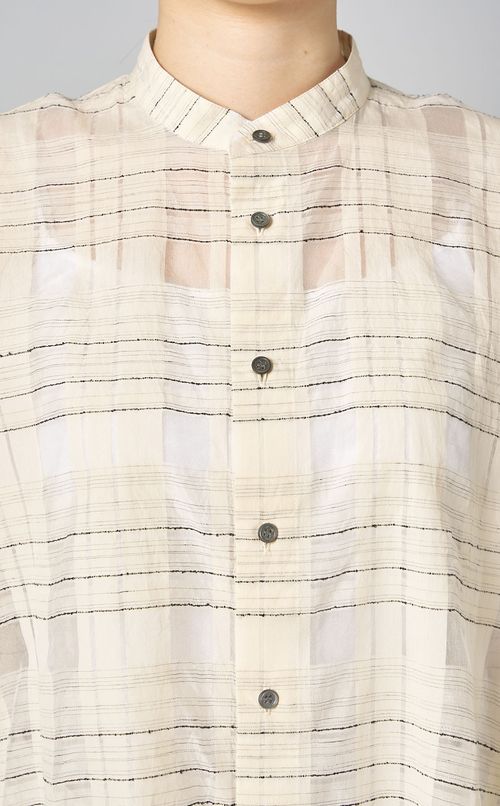 チェックワイドボックスシャツ