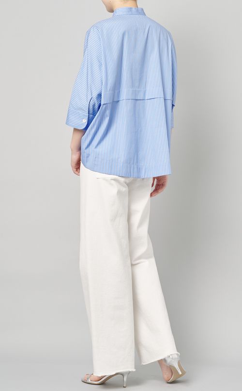 スタンドネックシャツ