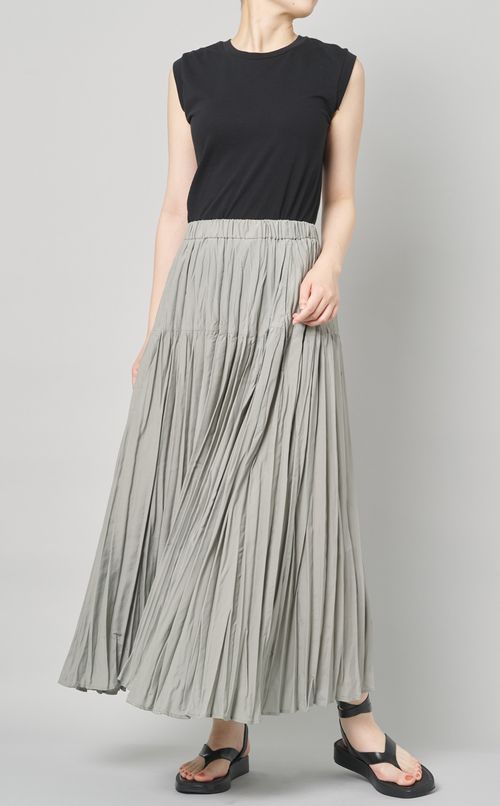 ティアードプリーツスカート