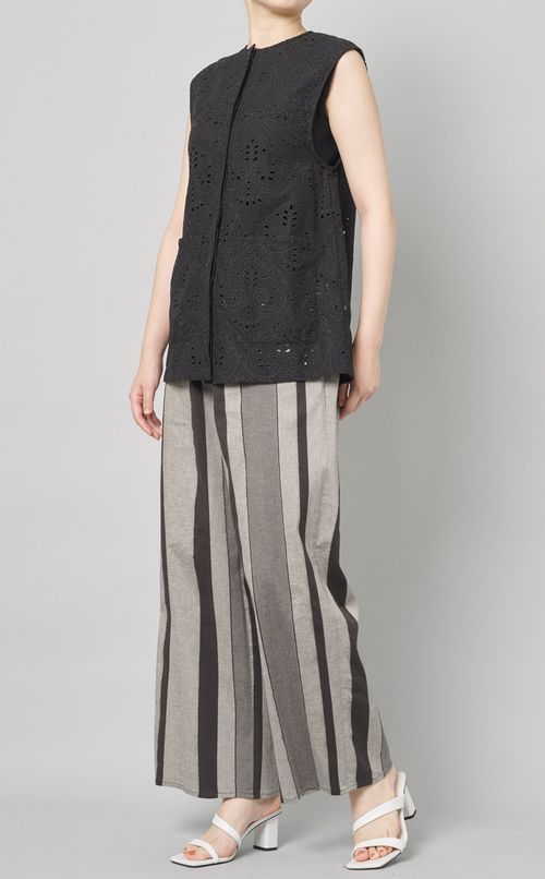 レースノーカラージレブラウス