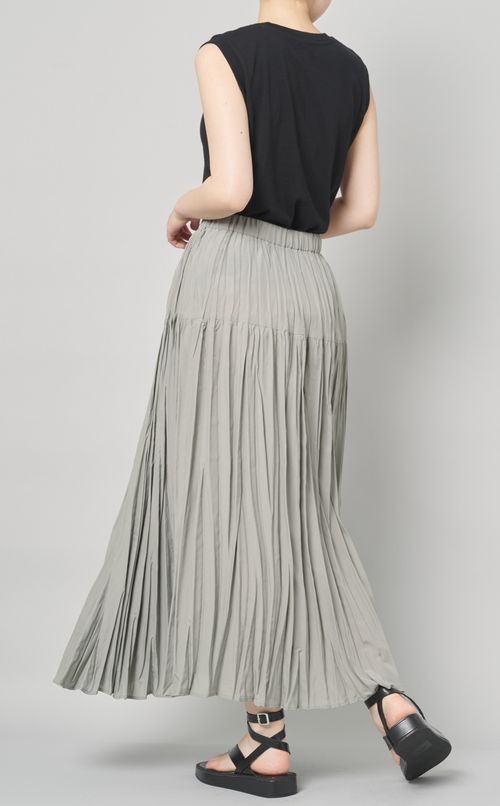 ティアードプリーツスカート
