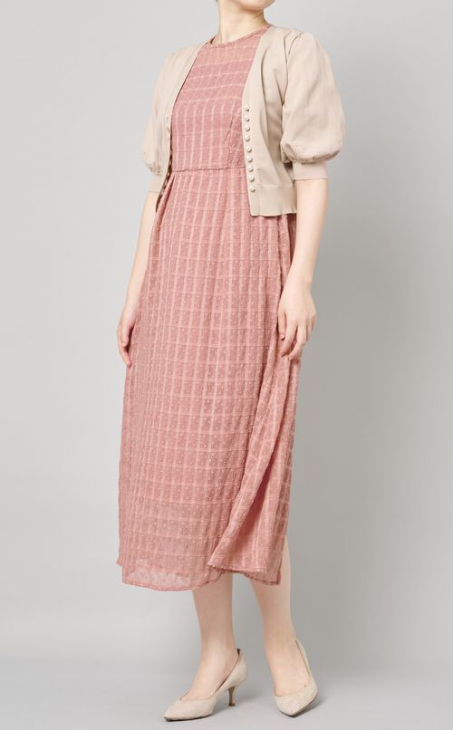 パールボタンニットカーディガン