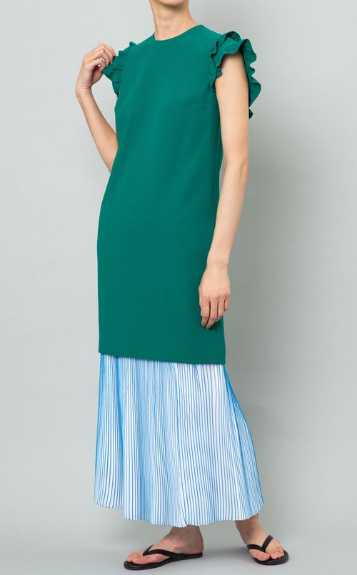 ラッフルスリーブマイクロミニワンピース