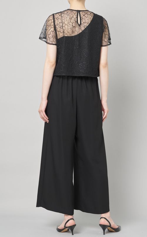 2wayアシンメトリーパンツドレス