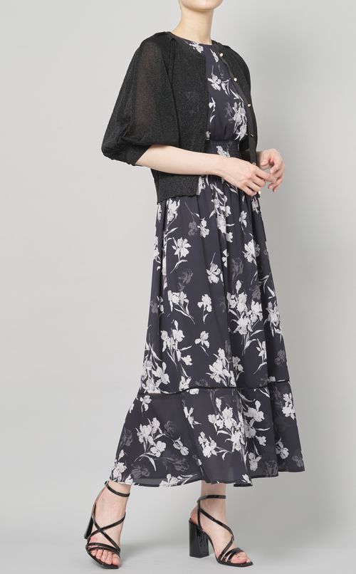 バルーンスリーブカーディガン