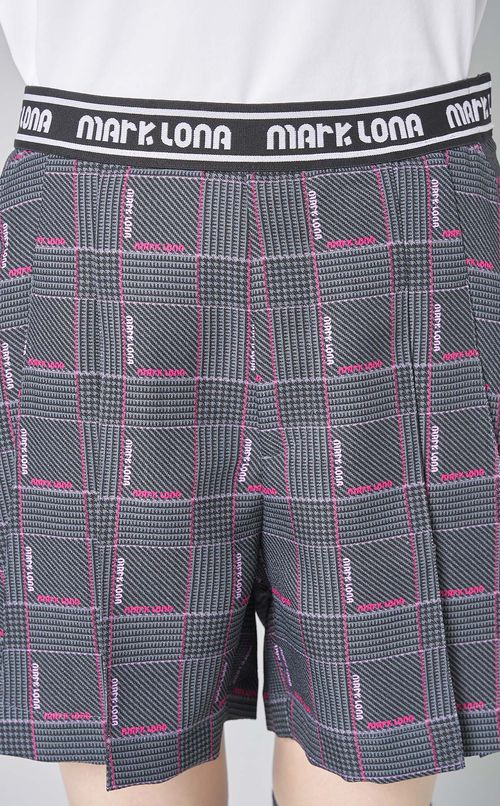 【手洗い可】チェックプリーツキュロット