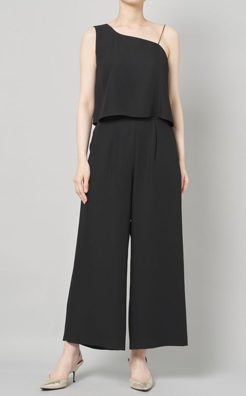 2wayアシンメトリーパンツドレス