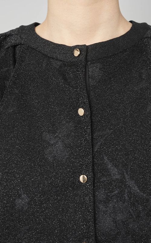 バルーンスリーブカーディガン