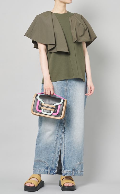 デニムロングタイトスカート