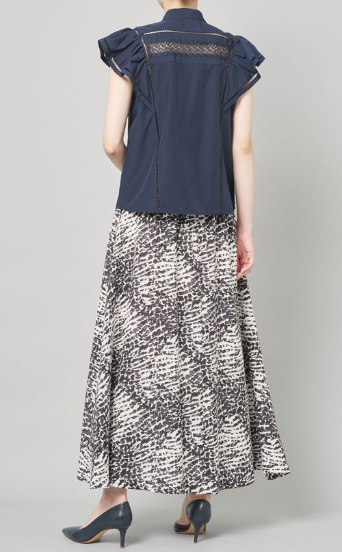 レースコンビブラウス