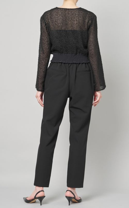 ウエストシャーリングカーディガン