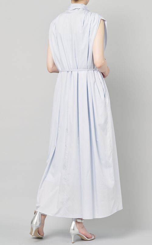 ボウタイコットンワンピース