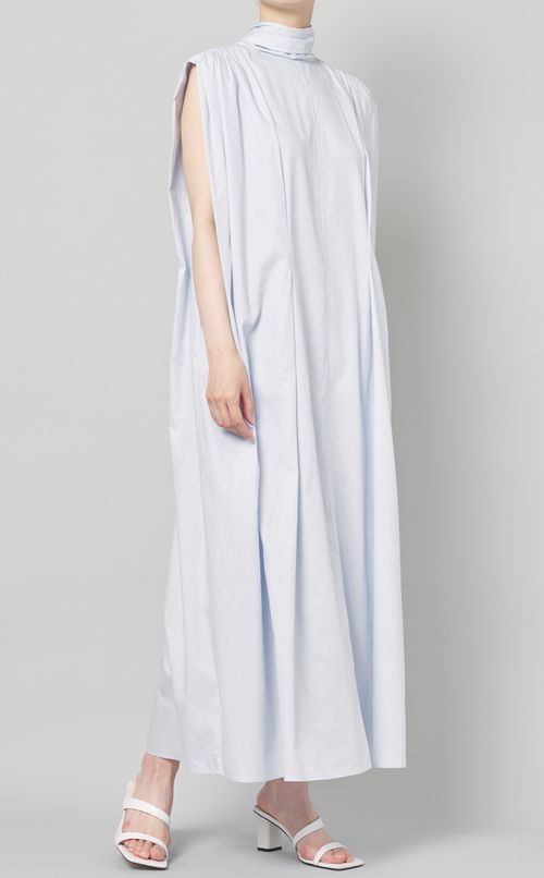 ボウタイコットンワンピース