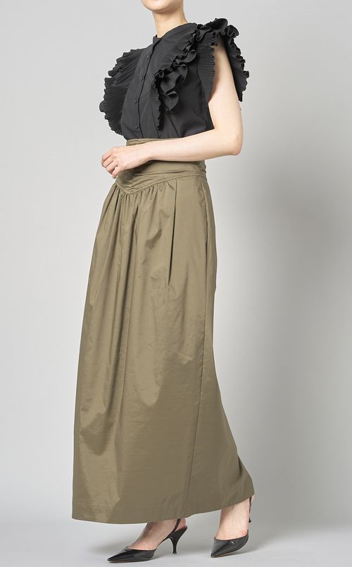 ハイウエストIラインスカート