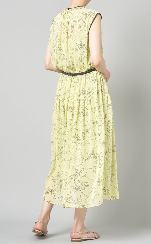 フラワープリントワンピース