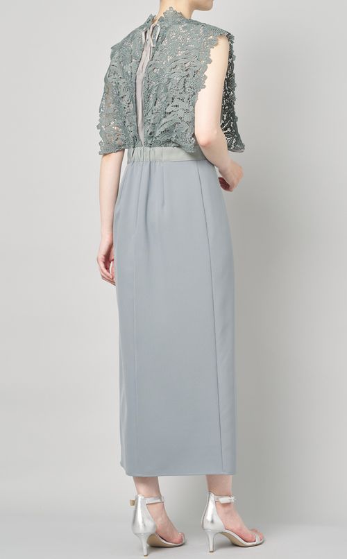 ケミカルレースコンビワンピース